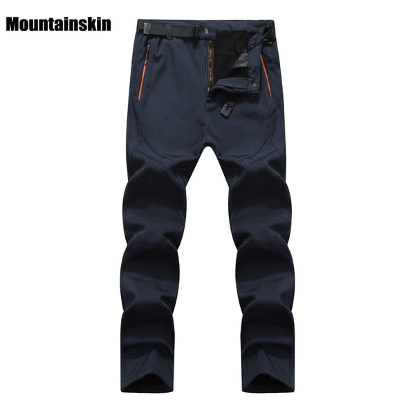 Mountainskin Men's Winter Softshell Fleece Pants Outdoor Sports