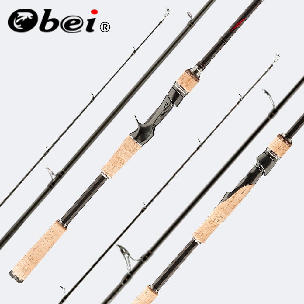 Lure Baitcasting Fishing Rod, Obei Spinning Fishing Reel